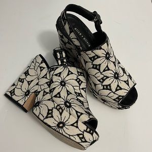 Alice and Olivia platform sandals